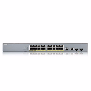 Zyxel GS1350-26HP-EU0101F hallittava L2-verkkokytkin, Gigabit Ethernet (10/100/1000), PoE – harmaa