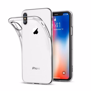 Suojakuori iPhone X / XS:lle - kirkas 2 mm Box läpinäkyvä