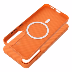 Suojakuori Samsung S25 FE K-Look yhteensopiva MagSafe kanssa oranssi