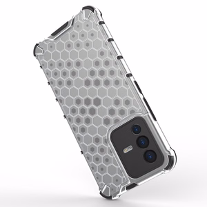 Honeycomb tapauksessa panssaroitu kansi geelirunko Vivo V23 5G läpinäkyvää varten