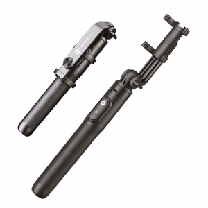 FORCELL F-GRIP S150XL selfie-tikku langattomalla kaukosäätimellä jalusta musta