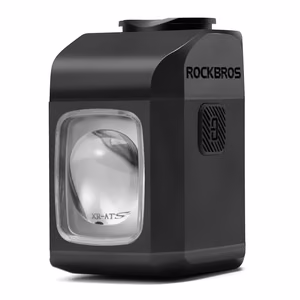Rockbros M8 1600lm etupyörävalo kaukosäätimellä, 10m, ladattava, 4000 mAh - musta