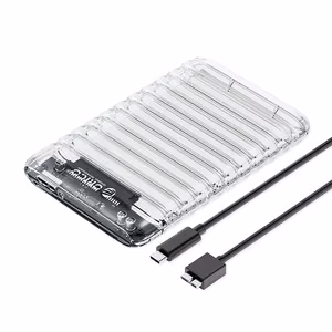 Orico 2139U3-V1 2.5" HDD/SSD USB Micro-B 5Gb/s Disk Drive - Transparent