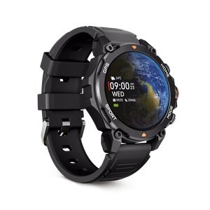 Ksix Smartwatch EXPLORER älykello, musta, GPS, 1.43" AMOLED, 5 ATM