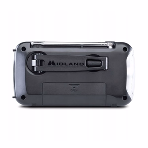 Midland ER100 -hätäradio 2600 mAh:n akulla