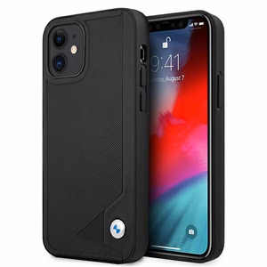 BMW Leather Deboss case for iPhone 12 mini - black