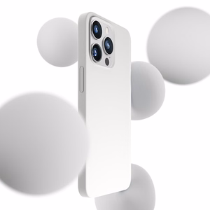 3mk Hardy Silikoninen MagCase iPhone 14 Pro Max:lle - Valkoinen
