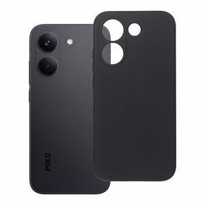 Musta silikonisuojakuori Poco X8 Pro 5G -puhelimelle