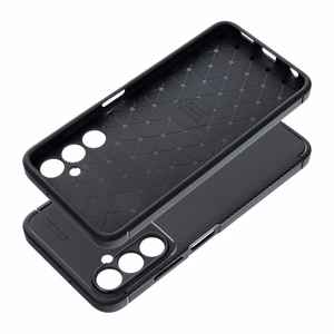 Suojakuori Samsung A05:lle Carbon Premium musta