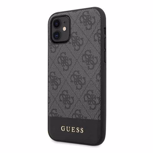 Guess 4G Stripe Collection suojakuori iPhone 11 6.1" / Xr:lle - harmaa