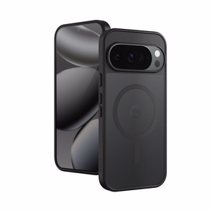 Crong Hybrid Matte Magnetic MagSafe suojakuori Google Pixel 10 Pro XL -laitteelle, musta