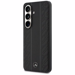 Mercedes Laurel Leaves Vertical Stripes MagSafe suojakuori Samsung Galaxy S26:lle musta