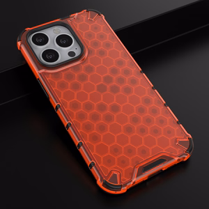 Honeycomb Asia panssari kansi TPU puskuri iPhone 13 Pro punainen