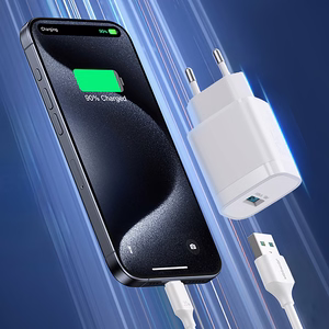 Joyroom JR-TF4 18W wall charger with 3A USB-A - USB-C 1m cable - white