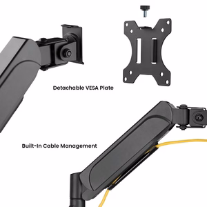 Dual 17"-32" Monitor Spring-Assisted Arm Mount