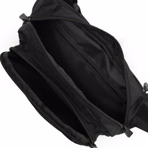 Wozinsky WSB-W1 unisex-olkalaukku säädettävällä hihnalla, vedenpitävä - musta