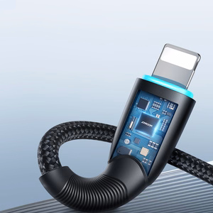 Joyroom Starry Series SA32-AL3 3A USB-A / Lightning kaapeli 1m - musta