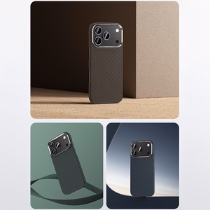 Benks Magneettinen Armor Tint Kevlar 1000D (0069) iPhone 17 Pro:lle kultainen