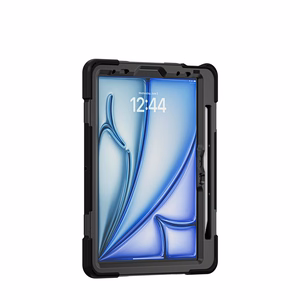 Crong Defender Plus -järeä suojakuori seuraaville malleille: iPad Air 11″ (M2/M3/M4, 2024–2026), iPad Air 10,9″ (4./5. sukupolvi) ja iPad Pro 11″ (2021/2022), musta