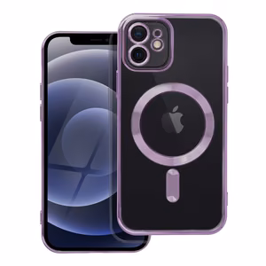Suojakuori iPhone 12:lle Electro Mag Cover yhteensopiva MagSafe-version kanssa violetti