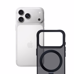 3mk Smoke Case Mag&Stand iPhone 17 Pro:lle - Musta