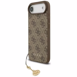 Guess 4G Charms Collection MagSafe-suojakuori iPhone Air:lle - ruskea