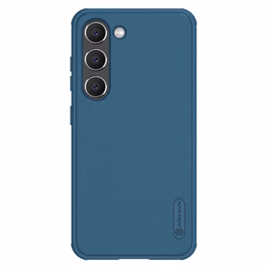 Nillkin Super Frosted Shield Pro kotelo Samsung Galaxy S23+ panssarikotelo + puhelinteline sininen