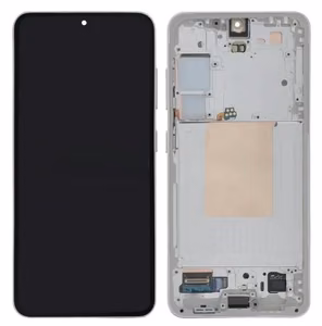 LCD-näyttö Samsung S921 S24 kosketusnäytöllä ja kehyksellä Marble Grey alkuperäinen (käytetty Grade A)