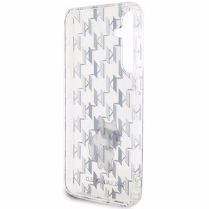 Karl Lagerfeld Monogram Suojakuori Samsung Galaxy S23 FE:lle - läpinäkyvä