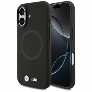 BMW M FW Metal Logo MagSafe Suojakuori iPhone 17:lle - musta