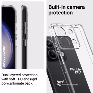 Crong Crystal Shield Cover suojakuori Xiaomi 13 Lite -laitteelle, läpinäkyvä