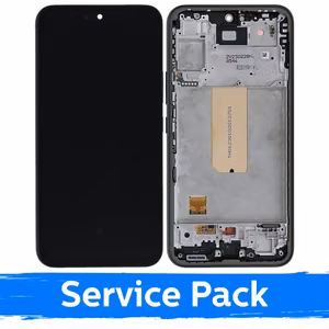 LCD-näyttö yhteensopiva Samsung A546 A54 5G kehyksellä / grafiitti / (Service Pack)