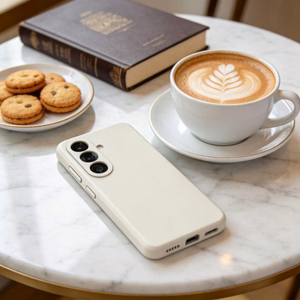 Tech-Protect Silicone MagSafe Case for Samsung Galaxy S26+ - Beige