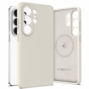 Tech-Protect Silicone MagSafe suojakuori Samsung Galaxy S26 Ultra:lle beige
