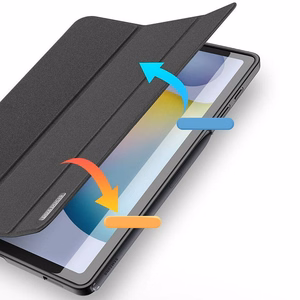 Dux Ducis DOMO -taittosuojakuori kynälokerolla Samsung Tab S6 Lite P610/P613/P615/P619 musta