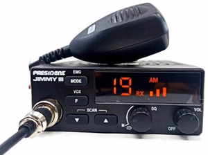 President Jimmy III AM/FM CB-radio musta