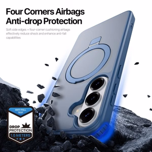 Dux Ducis Yind Magneettinen teline Suojakuori Samsung S942 S26 tummansininen