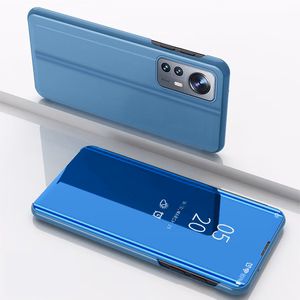Clear View Case kansi Xiaomi 12 Lite sininen flip kansi