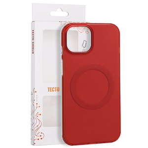 Tecto Shield Mistiq Mag suojakuori iPhone 13 / 14 6,1"-mallille, punainen