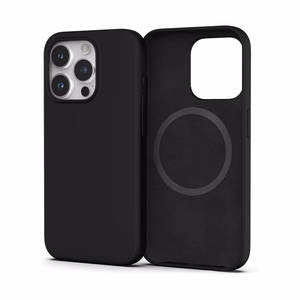 Mag Silikoni Suojakuori Apple iPhone 16 Plus Tummanvioletti