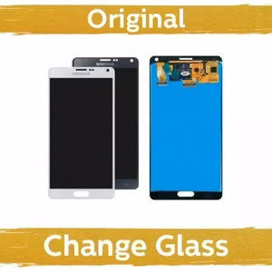 LCD-näyttö Samsung N910 Note 4 valkoinen (Uusittu: Kiina)