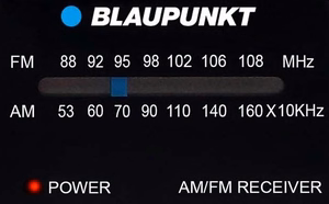 Blaupunkt PR4WH -radio, harmaa