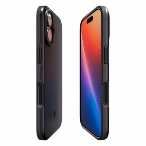 Spigen Thin Fit Mag Magsafe Suojakuori iPhone 17:lle musta