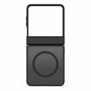 Musta Dux Ducis Yind -suojakuori MagSafe-tuella Samsung Galaxy Z Flip8 -puhelimelle