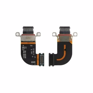 Latausliitin yhteensopiva Samsung X520 (X526) / X620 (X626) (Tab S10 FE / S10 FE+):n kanssa flex-kaapelilla / hopea OEM