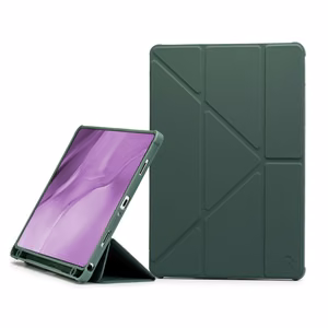 Reach Origami -suojakuori Apple iPad 10.9 2022/iPad 11 2025 tummavihreä