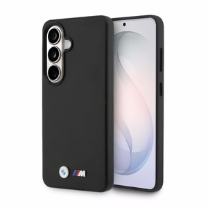 BMW M Metal Logo MagSafe Case for Samsung Galaxy S26 - Black