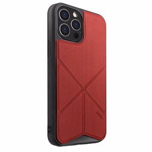 Uniq Transforma kotelo iPhone 12 Pro Maxille - punainen