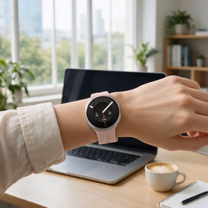 Tech-Protect Silicone Evo -ranneke mallille Samsung Galaxy Watch 40/44/46 mm – vaaleanpunainen