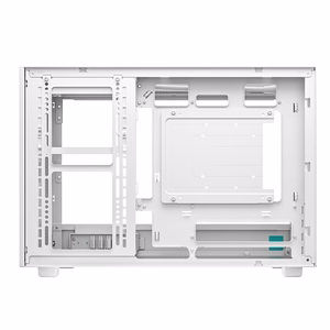 DeepCool CH260 Wood – computer case with wood trim, white